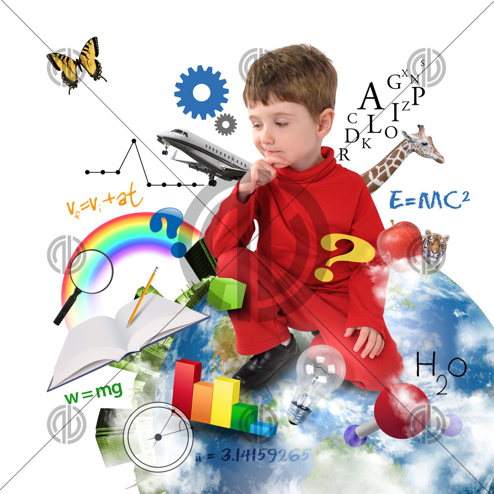 Bilimsel Matematik Çocuk Fotoğraf