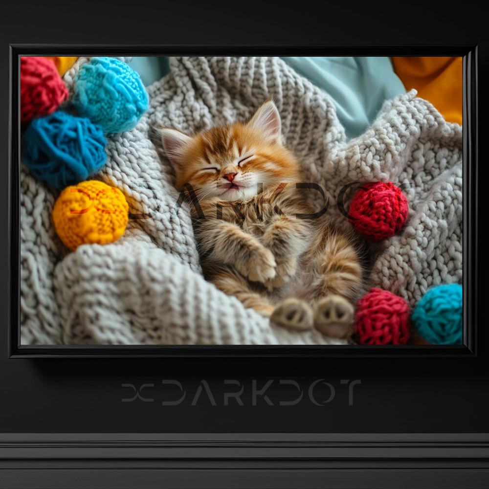 kucuk tatli sirin kedi fotograflari uyuyan minik yeni dogmus kedi fotografi