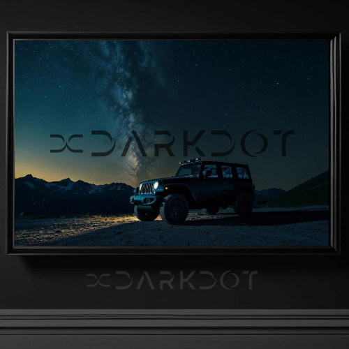 gece safari yapan cip fotograflari jeep fotograflari gece karanlikta safari