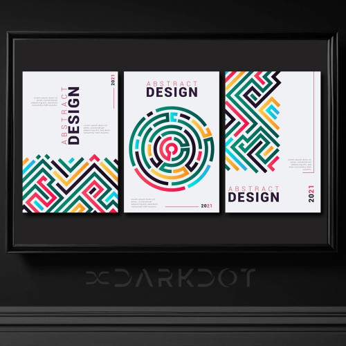 geometrik sekillerle abstract afis kapak fotografi geometrik banner tema