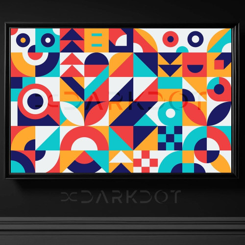 vektorel geometrik sekiller illustrasyon vektorel tasarimlar banner abstract