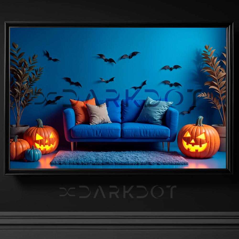 halloween cadilar bayrami konsept fotografi ev dekorasyon mobilya gorsel