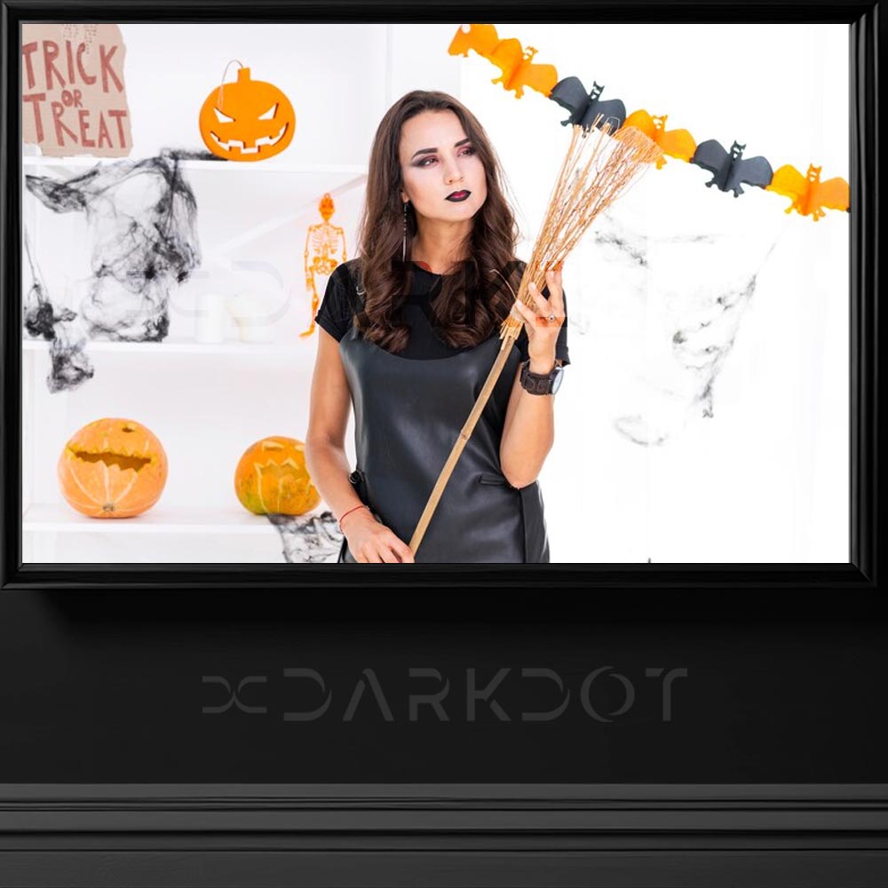 halloween makyajli gotik kadin fotografi cadilar bayrami temali fotograf indir