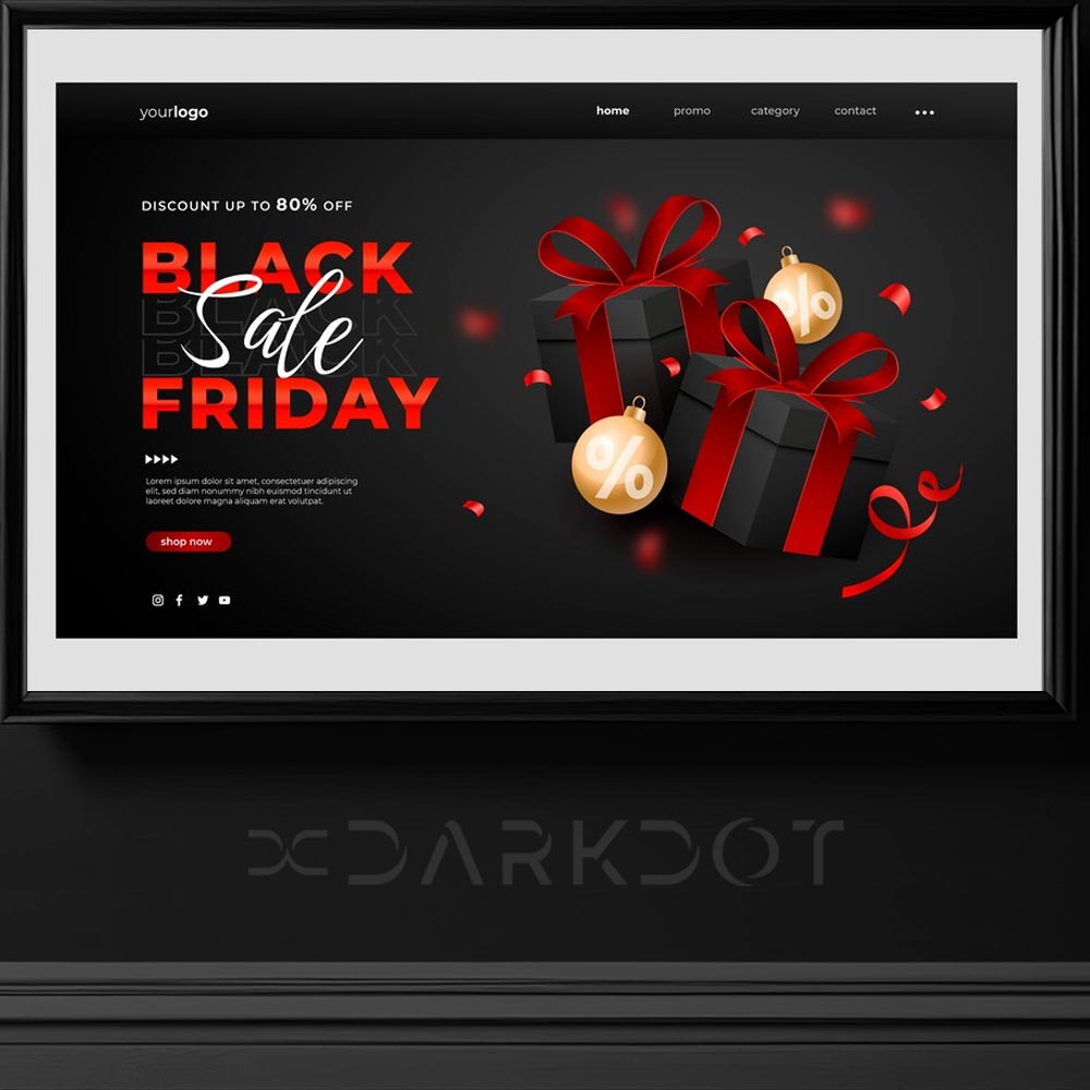 black friday reklam tasarimlari black friday web site sosyal medya tasarimlari