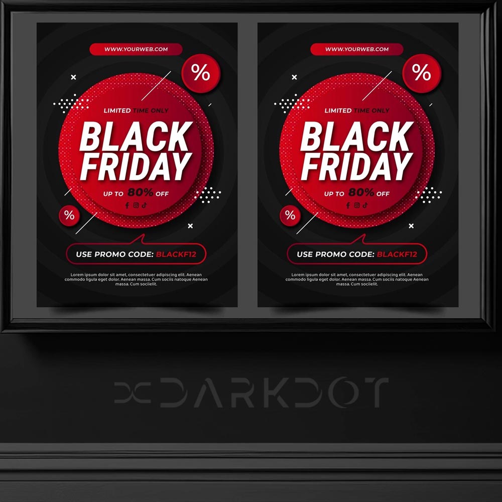 black friday afis poster tasarimlari indir black friday billboard tasarimi indir