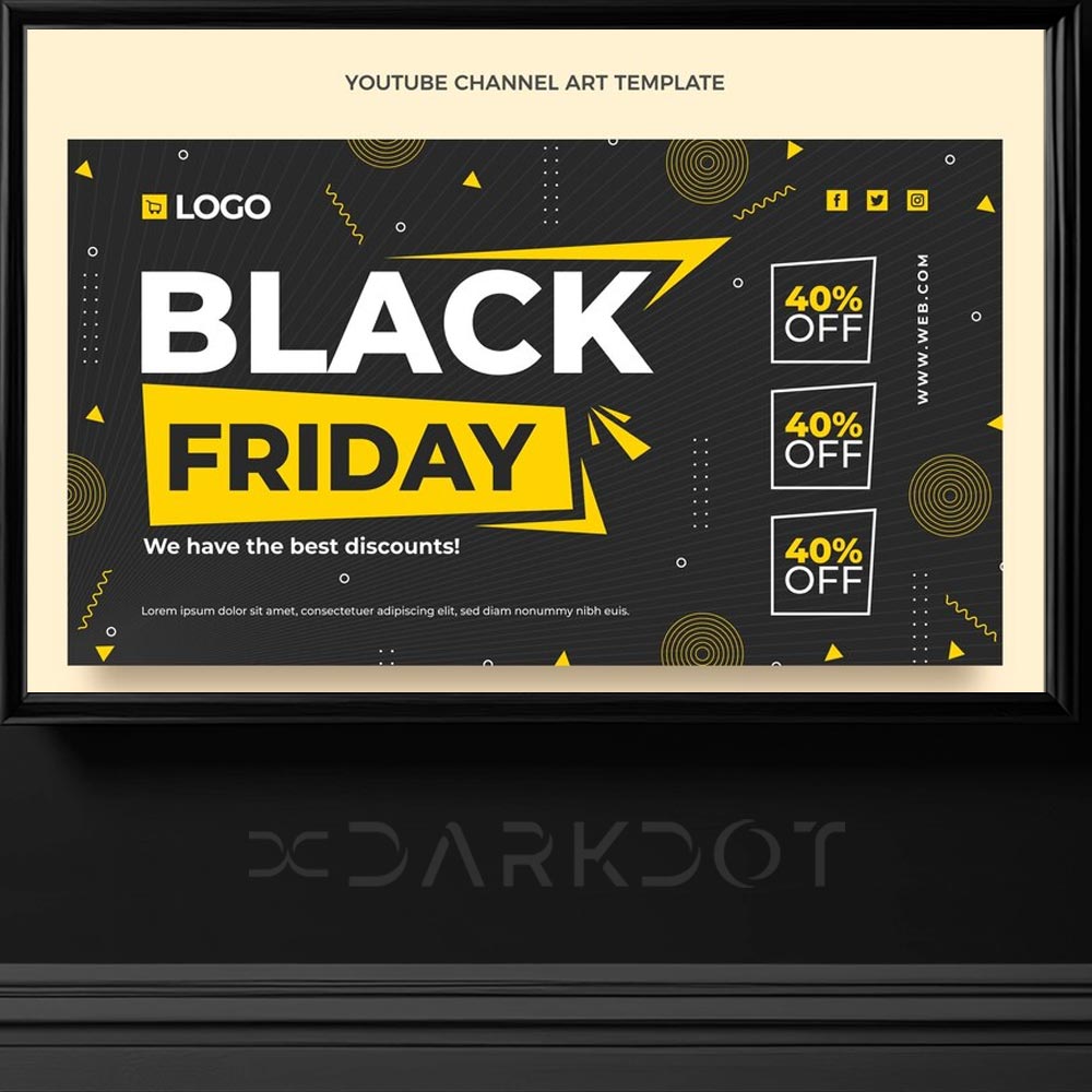 black friday youtube kapak tasarimi black friday sosyal medya tasarimi indir