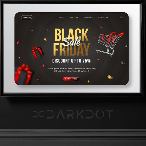 black friday banner billboard ilan reklam afis poster tasarimlari indir