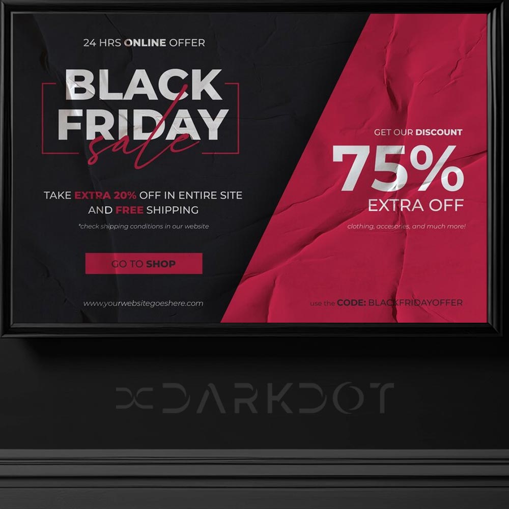 black friday web site reklam afis poster tasarimlari indir black friday kuponlari