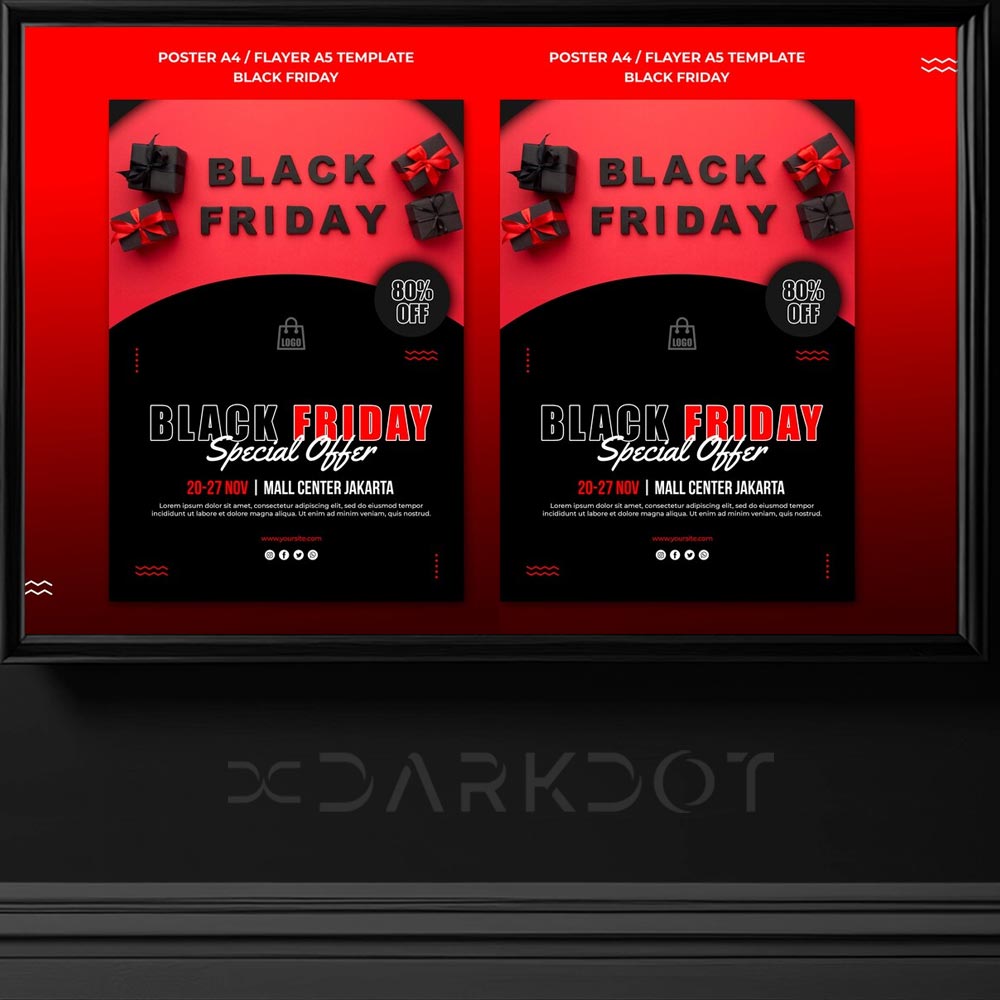 black friday afis poster tasarimi indir black friday indirim tasarimlari sablonu