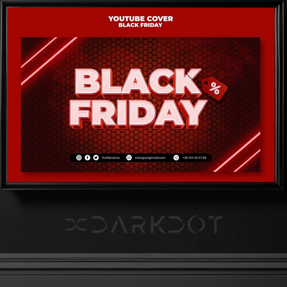 black friday billboard reklam afis poster indirim kampanya tasarimi indir