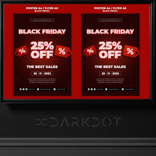 black friday reklam afisi poster billboard tasarimlari sosyal medya post indir