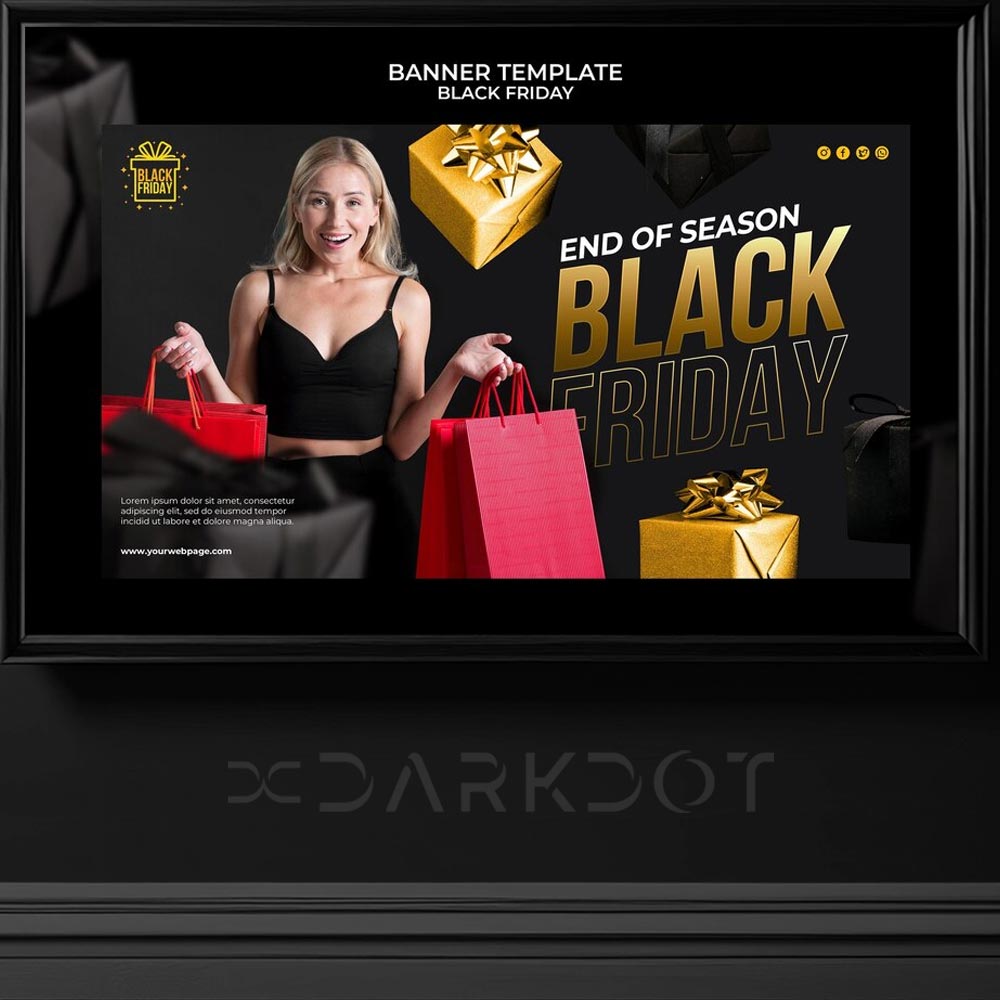 black friday billboard reklam tasarimlari afis poster reklam sablonlari indir