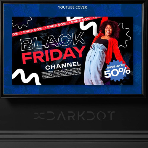 black friday kampanya indirim davetiye el ilani billboard afis poster tasarimi