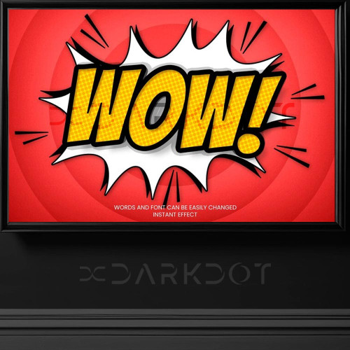 wow komik yazi tipi efekti wow karikatur patlama yazi tipi efekt text effect