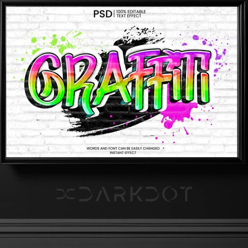 graffiti yazi efekti graffiti text effect duvar yazilari sprey yazi tipi efekti indir