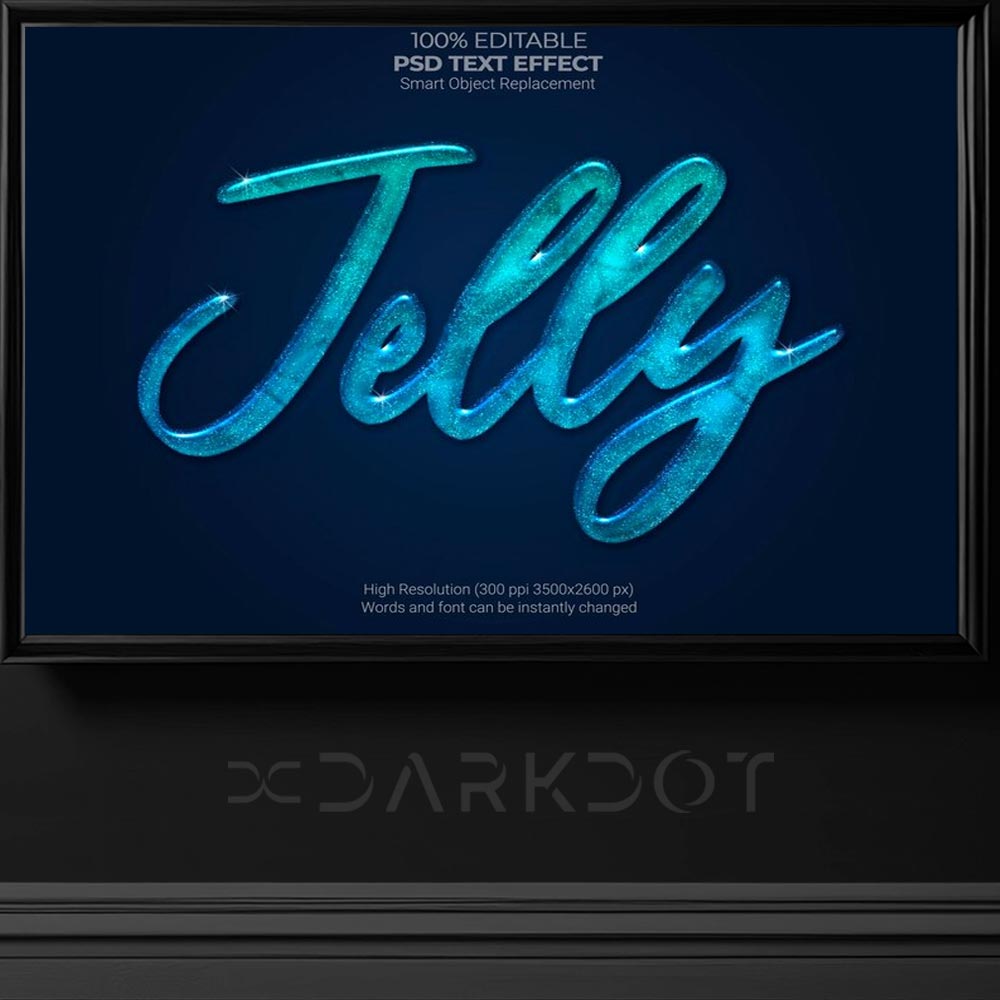 jel yazi efekti suy seffaf jel seklinde yazi tipi jelly text effect photoshop indir