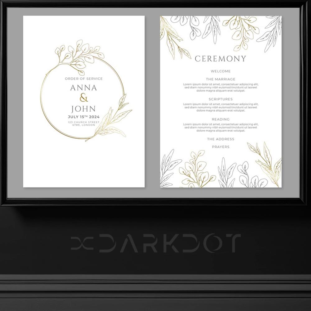 minimal cicekli davetiye tasarimlari zarif elegant dugun davetiye tasarim indir