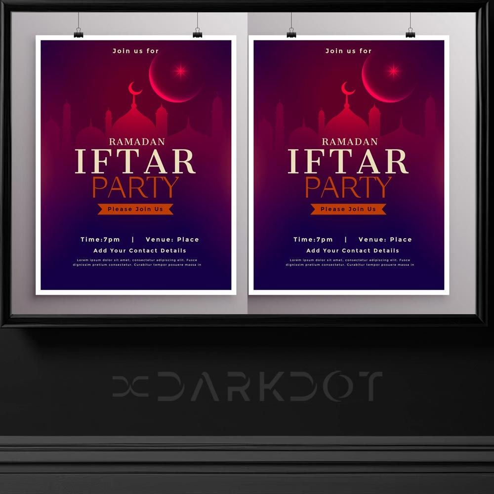 ramazan ayi afis poster tasarimi ramazan iftar afis poster tasarimlari indir