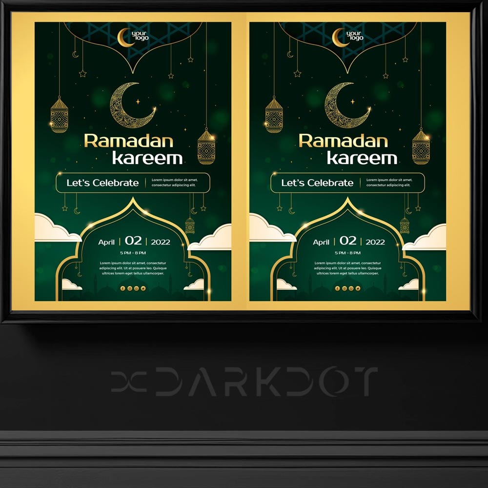 islami tasarim ornekleri hazir dini ramazan ayi afis poster tasarim sablonlari