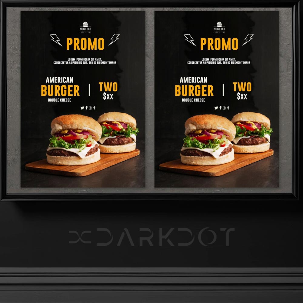 hazir hamburger afis poster sablonlari hazir burger fast food afis poster sablonlari