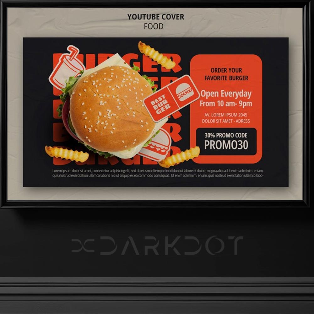 hazir hamburger reklam afis poster tasarim sablonlari fast food afis tasarimlari indir