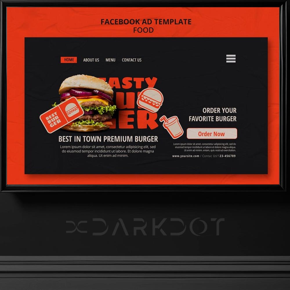 hazir hamburger reklam afis tasarim sablonu hazir fast food reklam afis poster tasarim