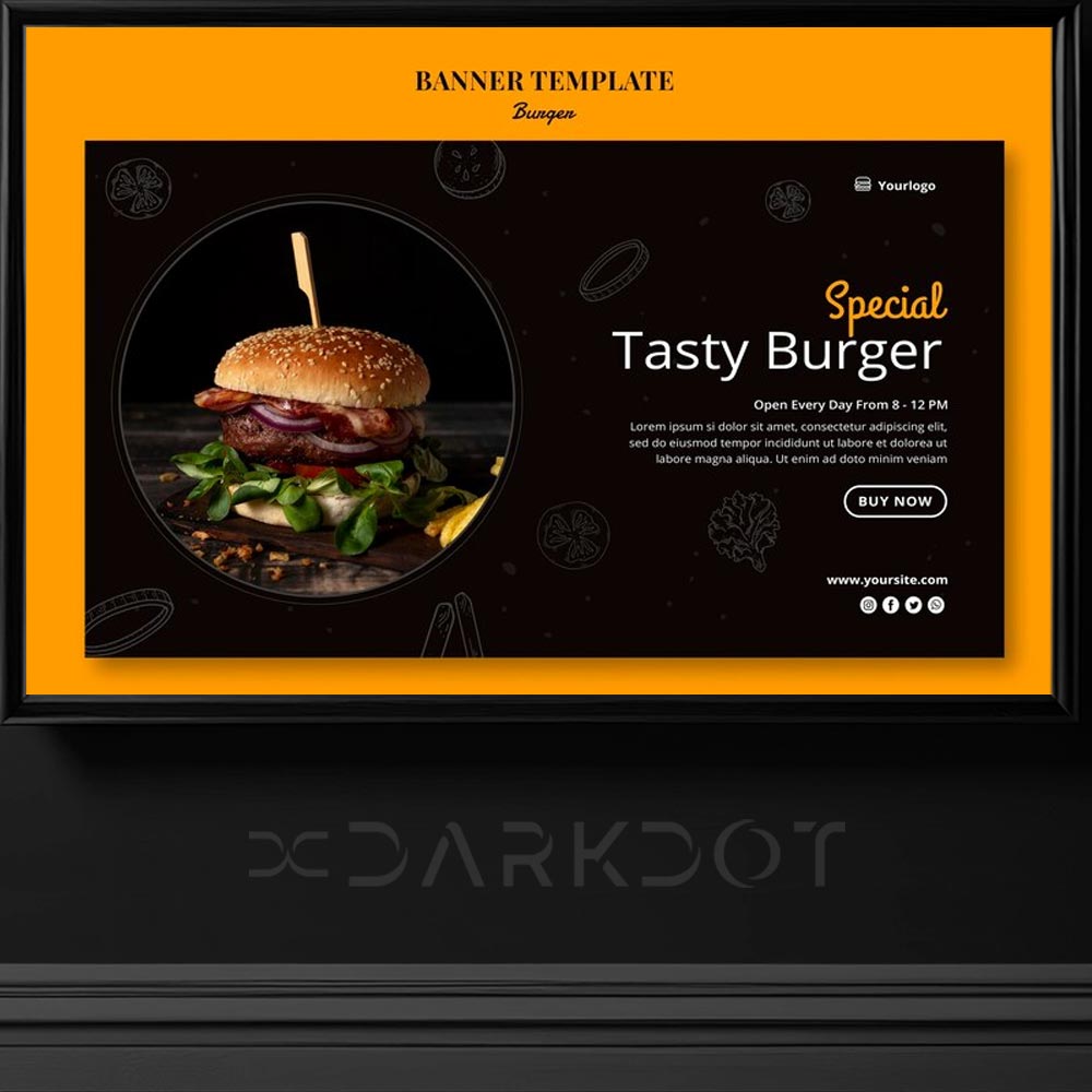 hazir hamburger tasarim sablonlari fast food burger afis poster tasarim sablonlari indir