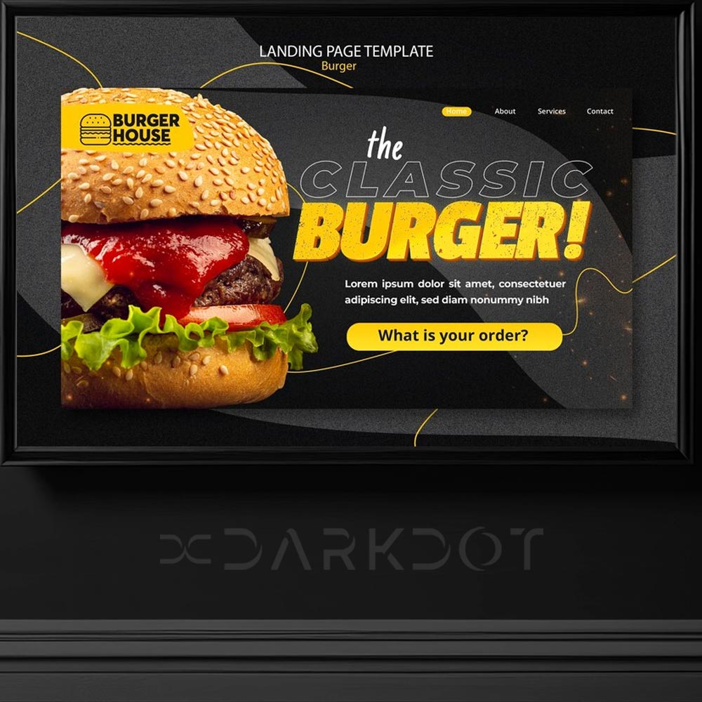 hazir hamburger afis poster tasarim sablonu indir sosyal medya fast food sablonlari