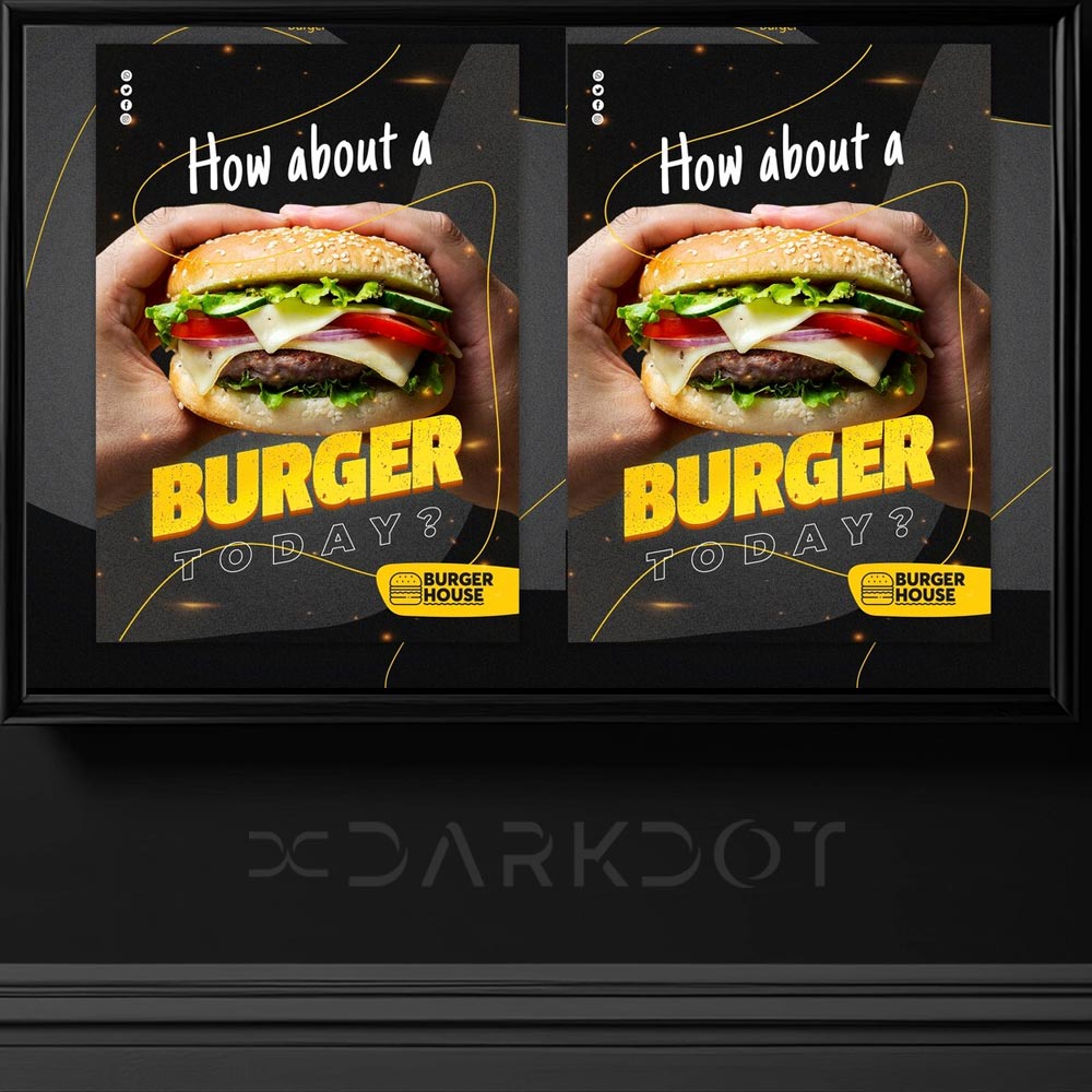 hazir hamburger reklami tasarim sablonlari hamburger afis poster tasarimlari indir