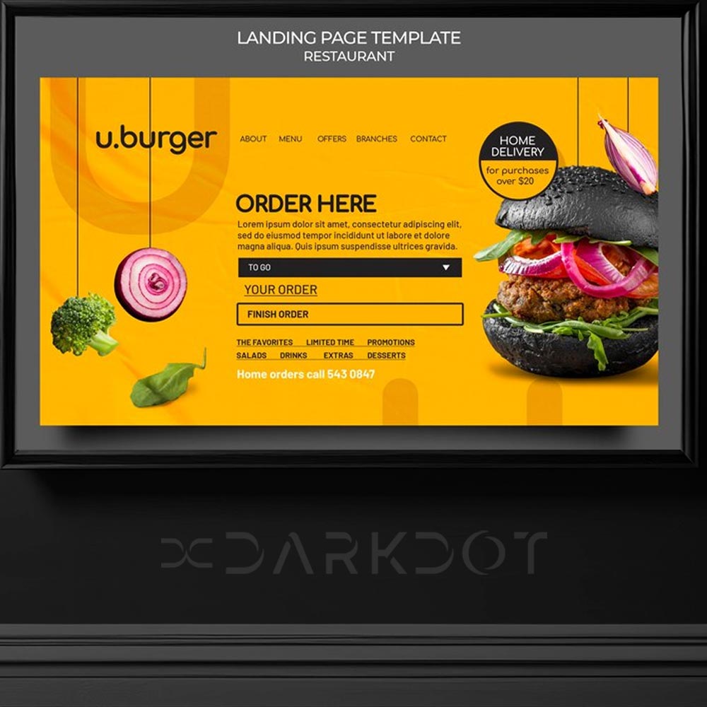 hazir hamburger web sablonlari fast food burger web site slayt afis tasarim sablonlari