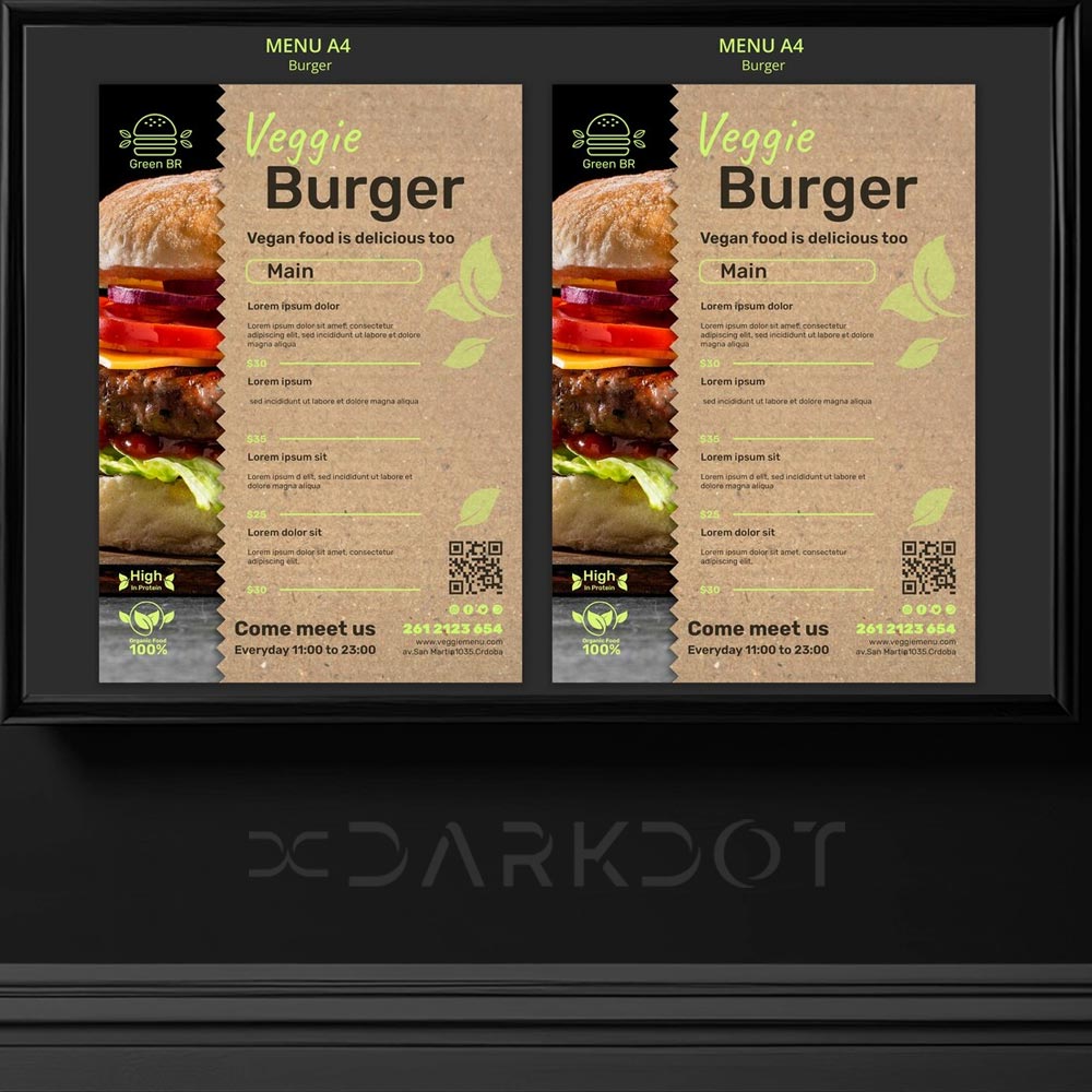 vegan hamburger menu tasarim sablonlari vegan burger tasarim sablon ornekleri indir