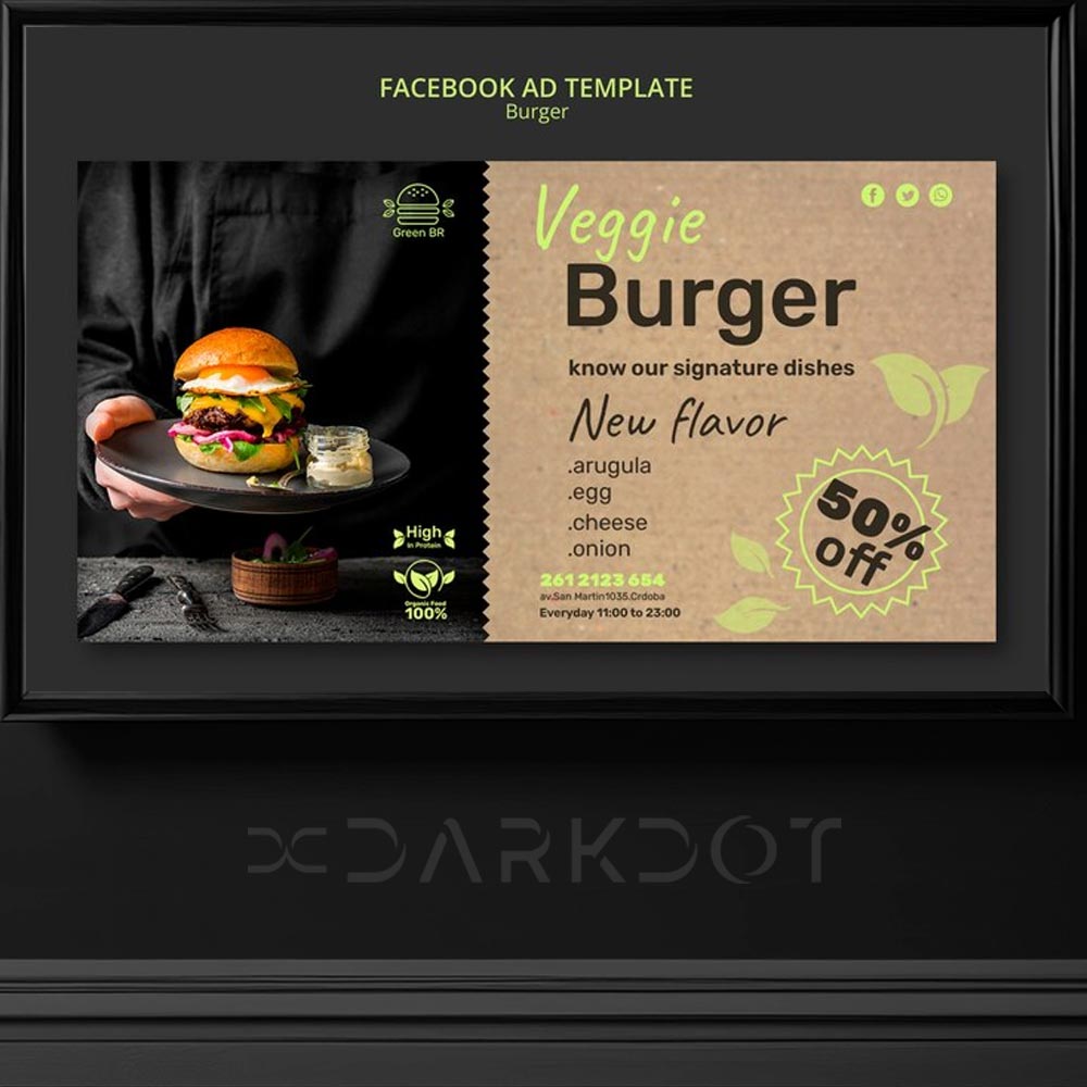 vegan burger menu tasarimlari vegan hamburger sosyal medya tasarims sablonlari