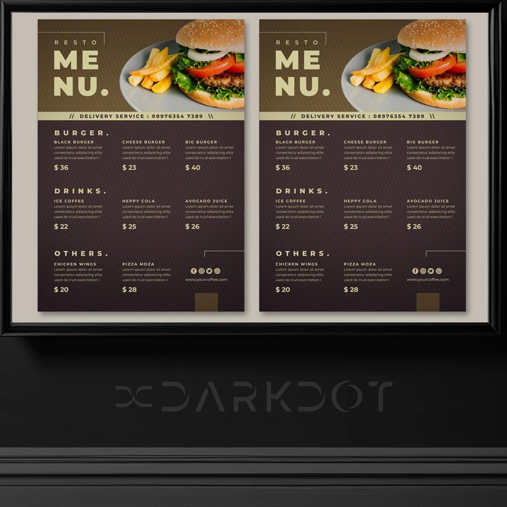 hamburger menu tasarimlari hamburger fast food el ilani brosur fiyat liste tasarimlari