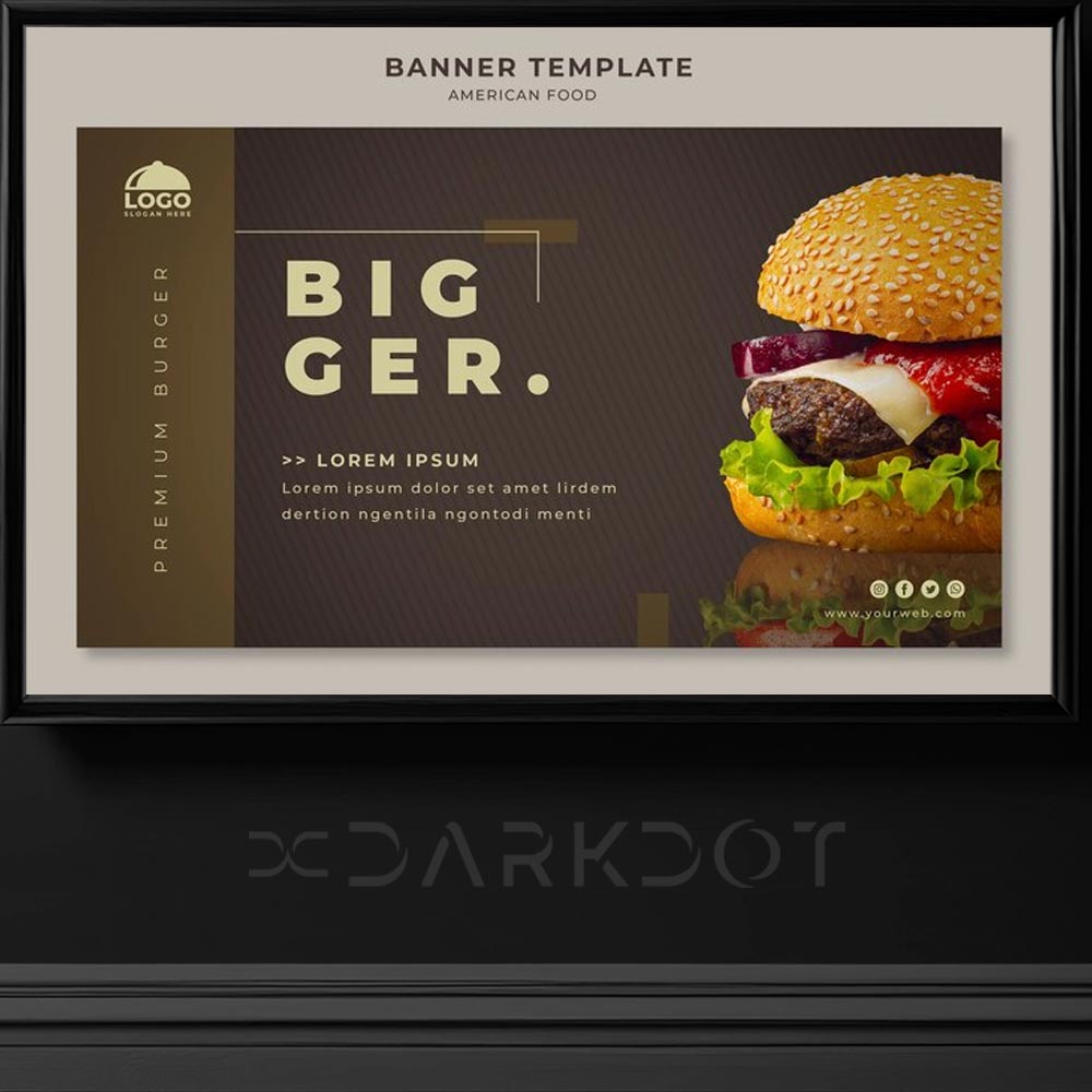 hamburger reklam tasarim sablonlari burger fast food poster afis billboard tasarimlari