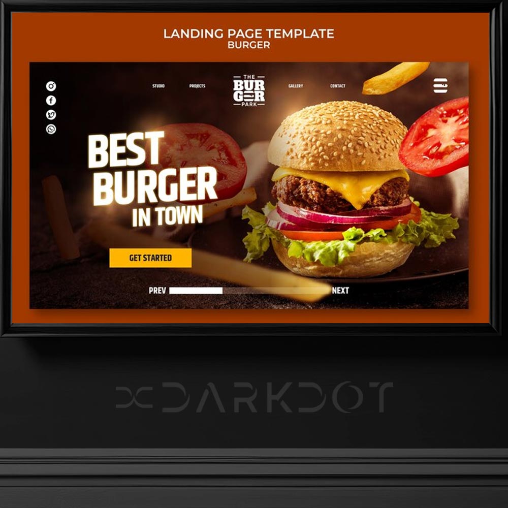 hazir hamburger sosyal medya tasarimlari burger fast food instagram post tasarimlari