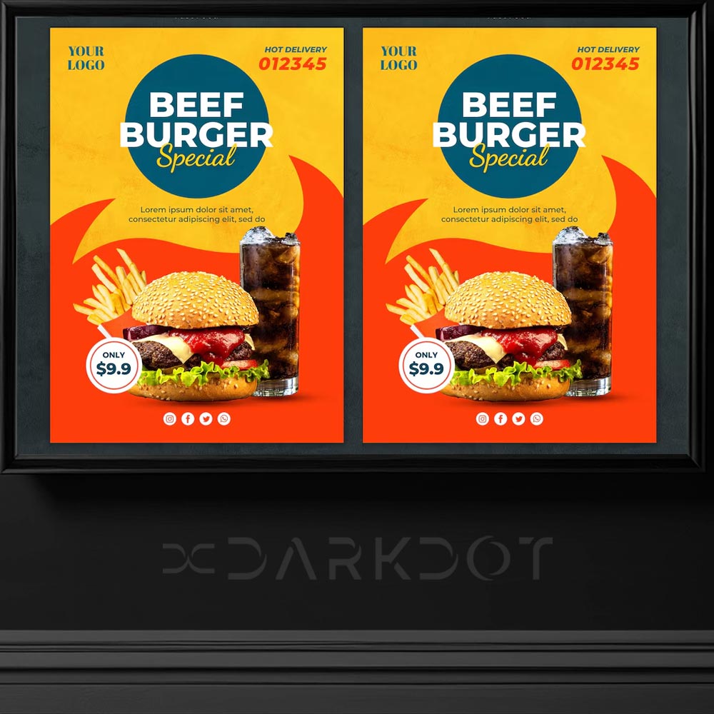 hamburger afis tasarimlari hazir hamburger poster reklam tasarimlari indir