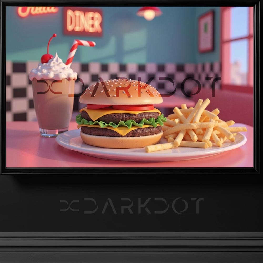 3d hambuger menu cizimleri 3d hamburger menu uc boyutlu fotograf indir