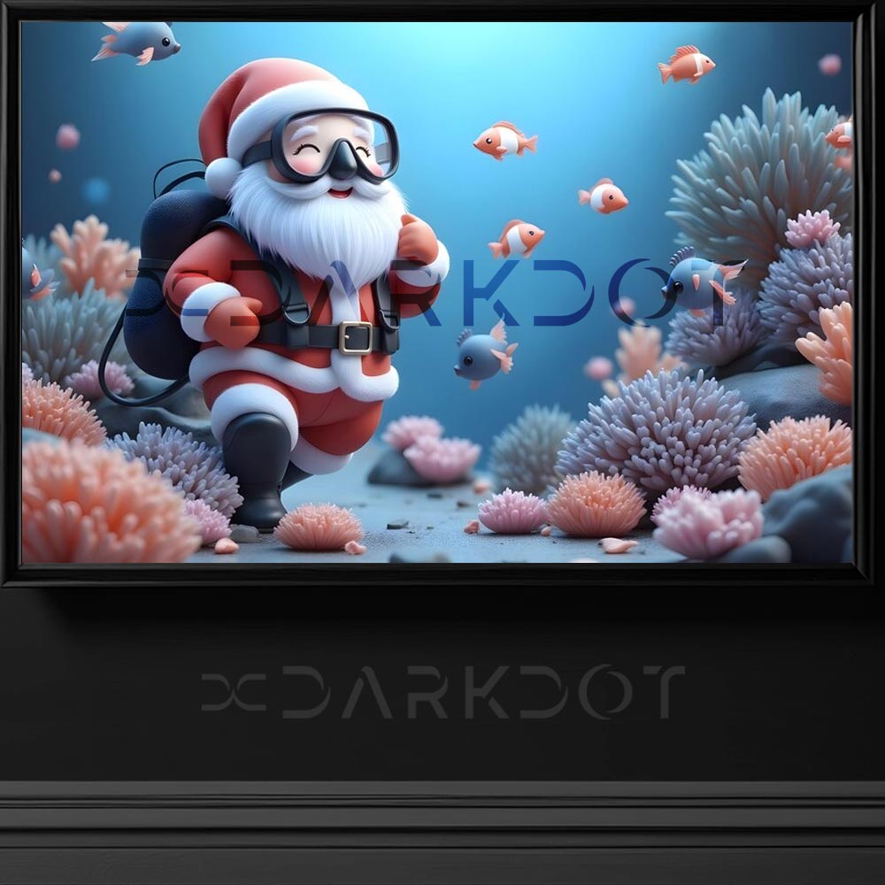 noel baba fotograflari 3d noel baba fotografi su altinda sirin noel baba fotograflari