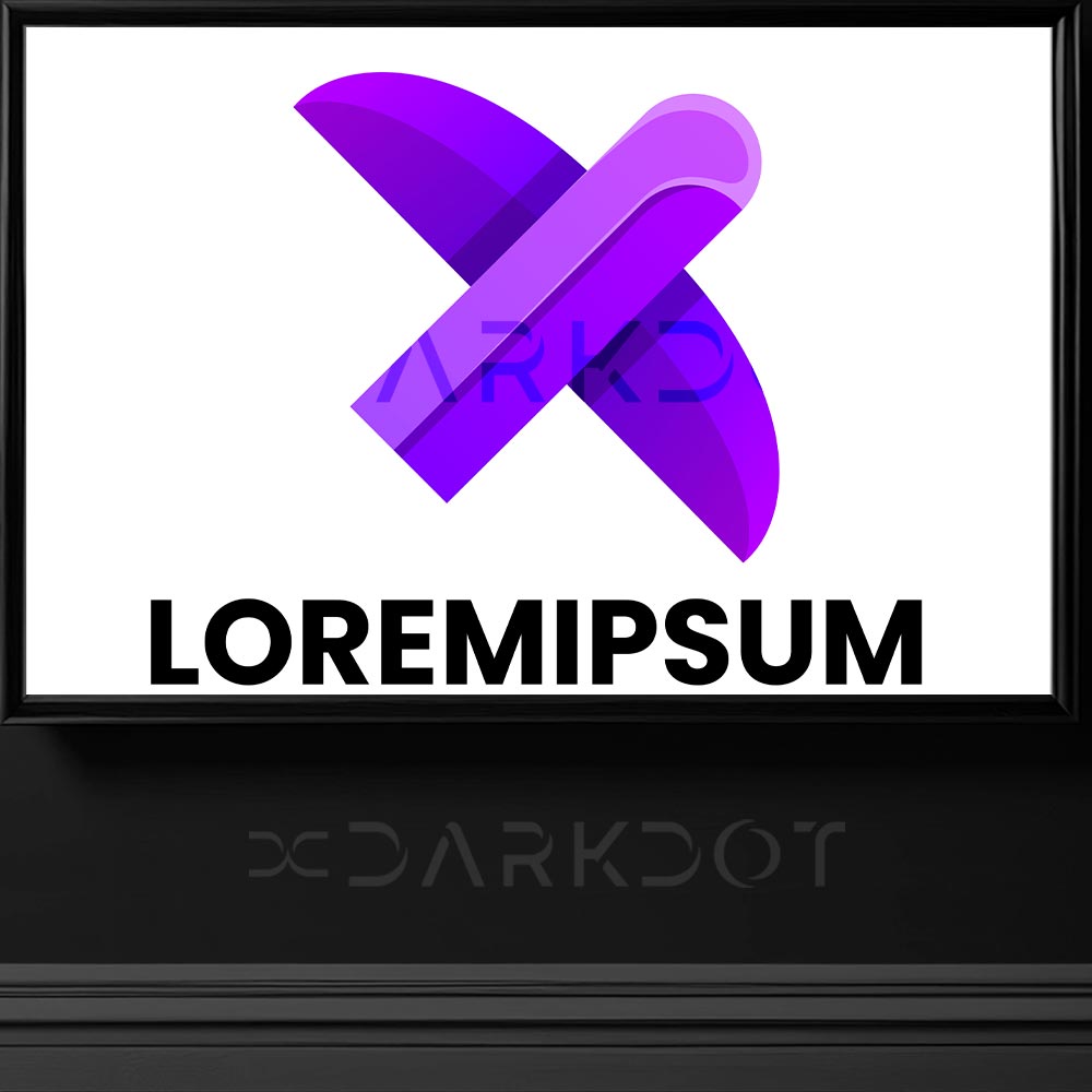 x harfiyle olusturulmus logo kurumsal tasarim x logo tasarimlari