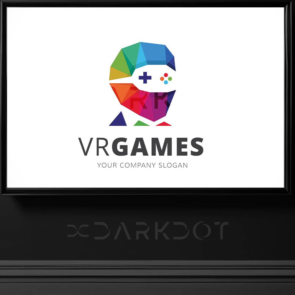 vr gozluk logosu tasarimlari vr uc boyutlu teknolojik logo tasarimlari