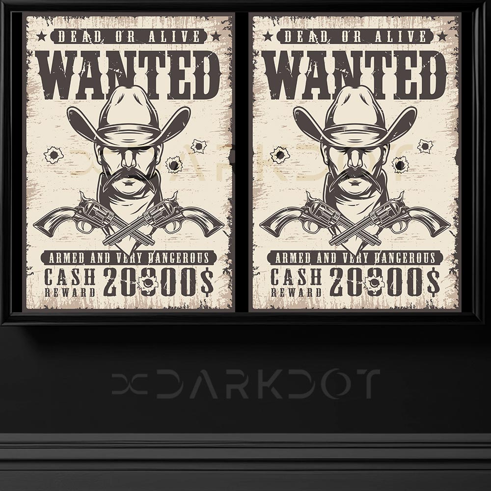 wanted araniyor afis poster tasarimlari eski tarz kovboy araniyor afis tasarimlari