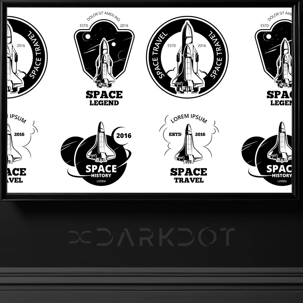 space logo uzay logo uzay araci roket logo nasa uzay tema tisort baski tasarimlari