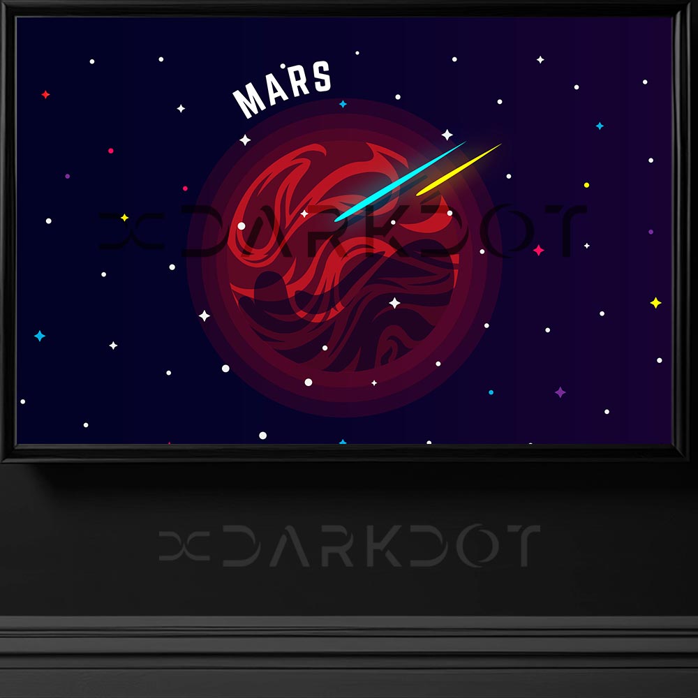 mars tasarimi mars temali logo mars temali tisort baski tasarimlari