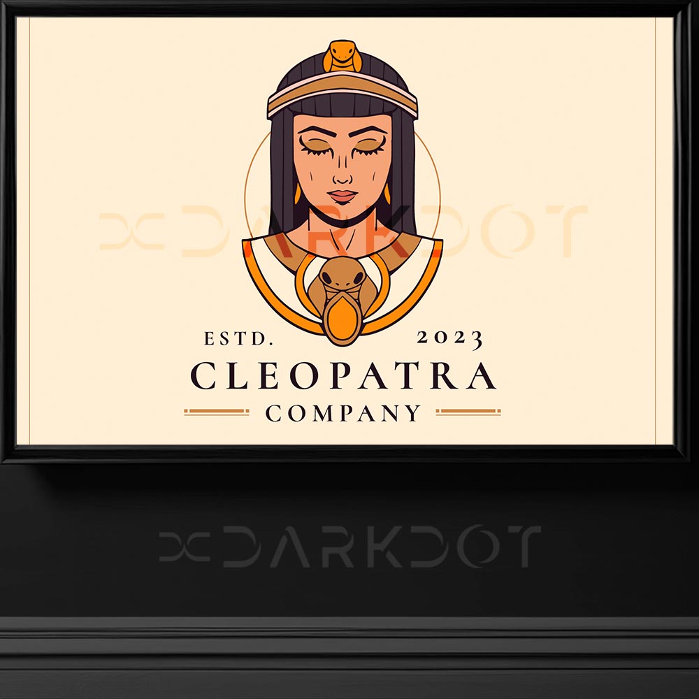 cleopatra logo tasarimi kleopatra kralice logo tasarim sablonlari indir