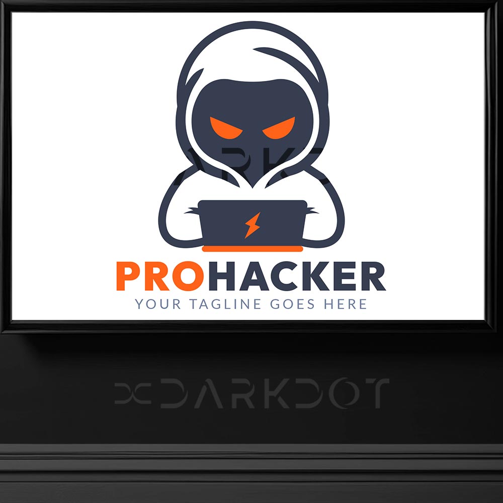 hacker logo tasarimi hacker konsept logo tasarimi hacker logo desing template