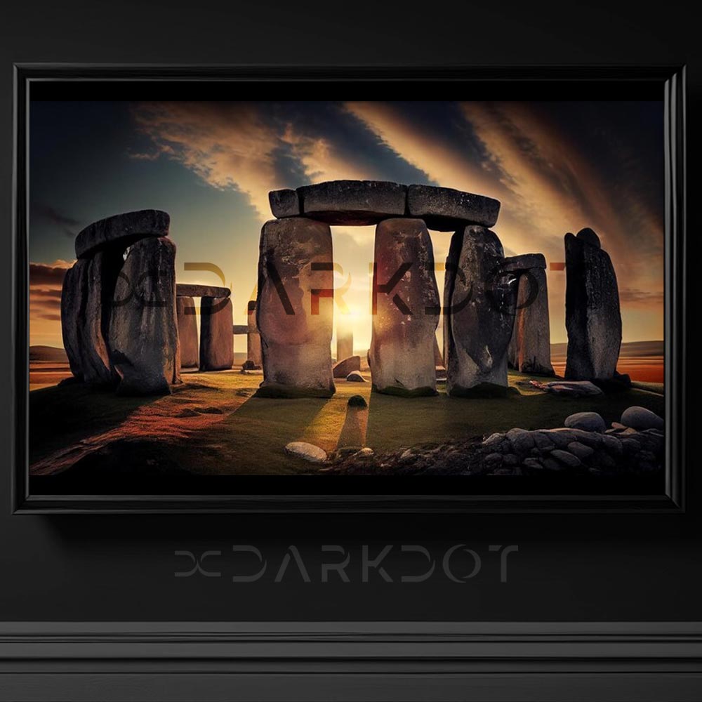 ingiltere stonehenge anit fotografi stonehenge gun batiminda gorsel