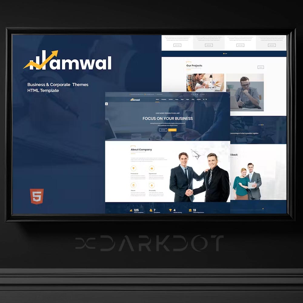 amwal business financial kurumsal is finans web site html template