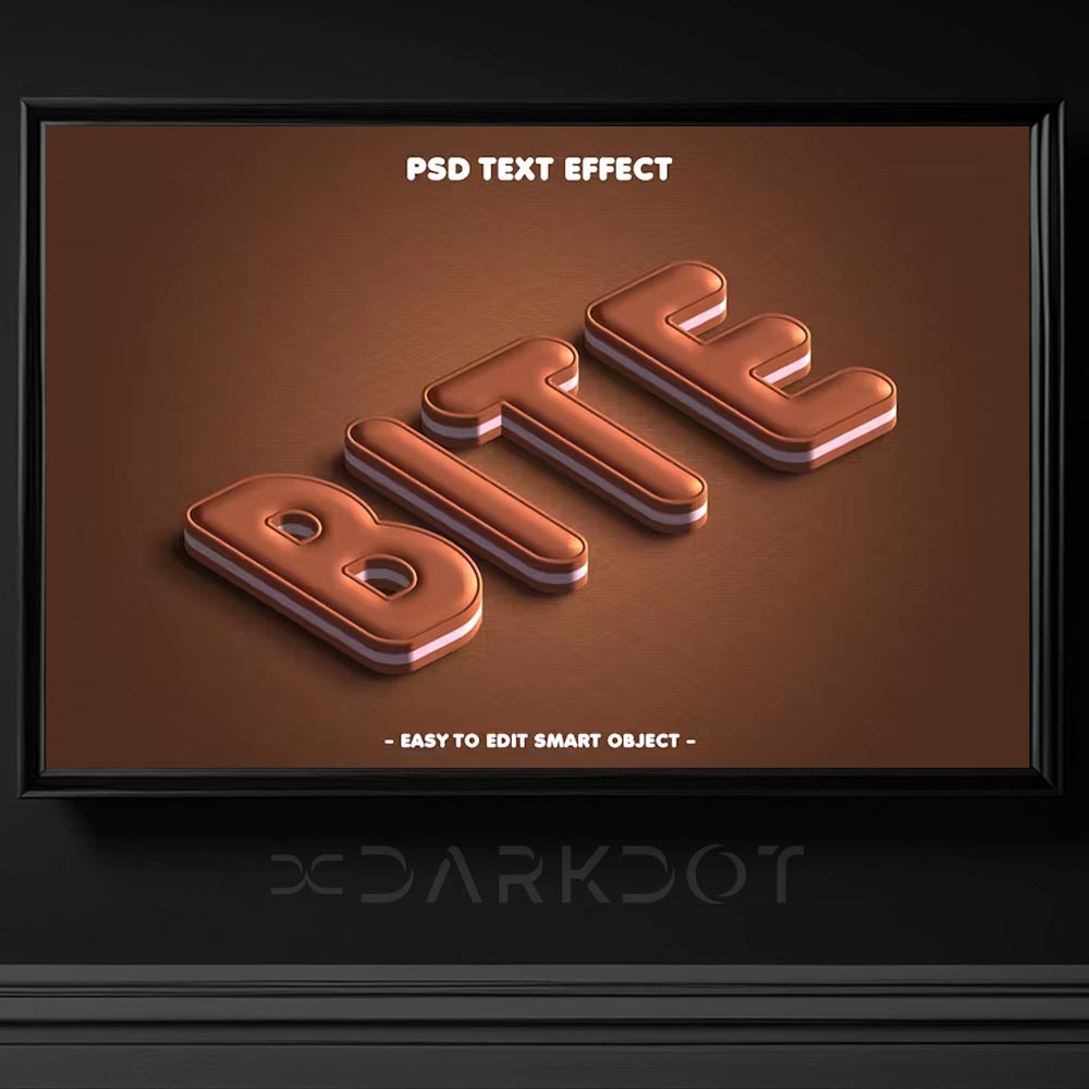 chocolate text effect cikolata yazi efekti photoshop psd template yazi efekt