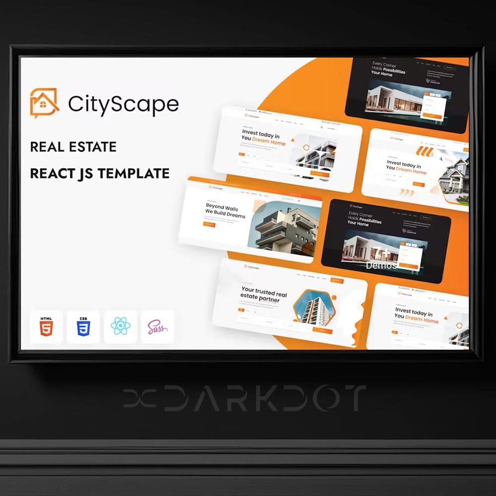 cityscape html emlak mimari emlak satis web site js template sablon