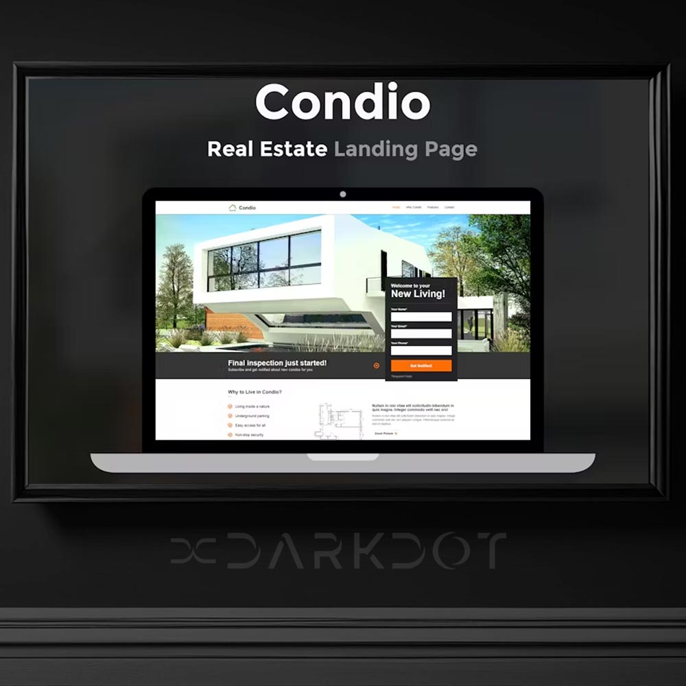 condio real estate emlak kiralama satis web site html template sablon